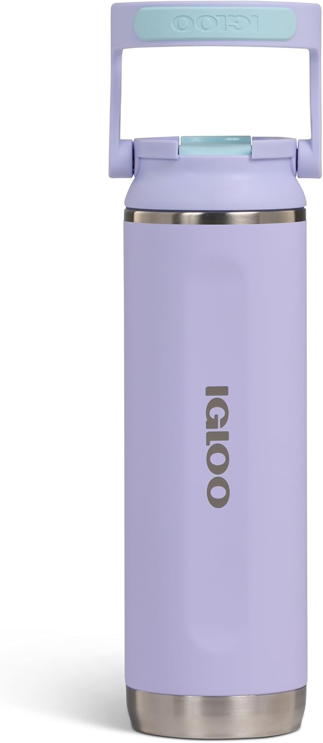 20 Oz Stainless Steel Sport Sipper Bottle, Thrift Pink