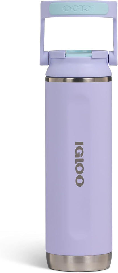 20 Oz Stainless Steel Sport Sipper Bottle, Thrift Pink