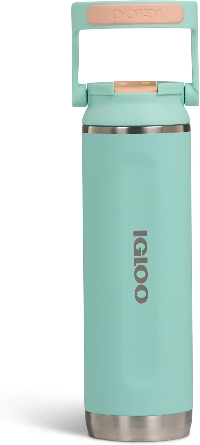 20 Oz Stainless Steel Sport Sipper Bottle, Thrift Pink