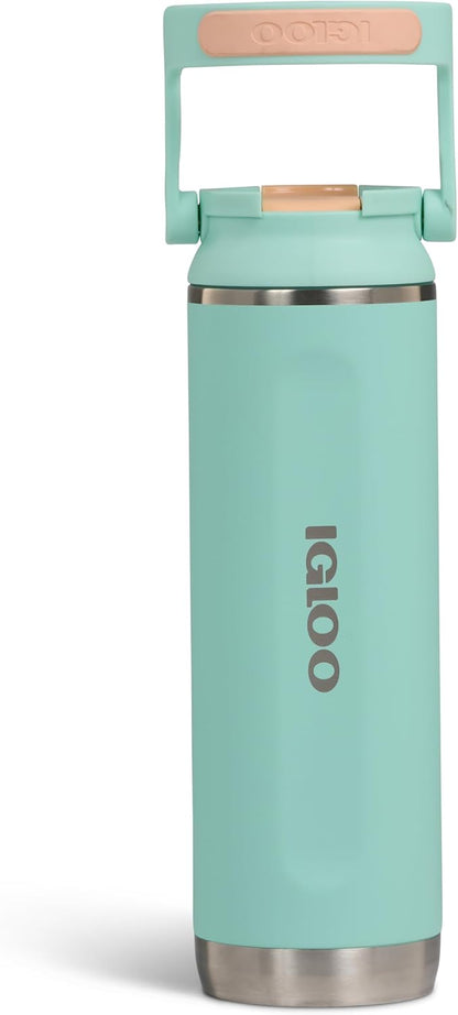 20 Oz Stainless Steel Sport Sipper Bottle, Thrift Pink