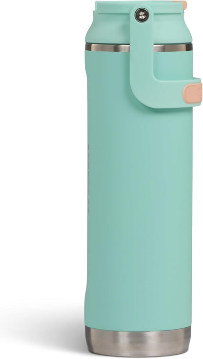 20 Oz Stainless Steel Sport Sipper Bottle, Thrift Pink