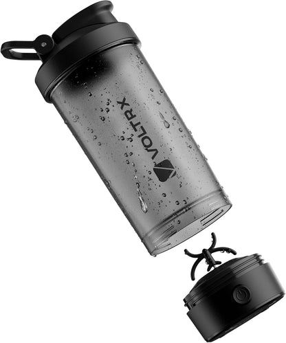 Protein Shaker Bottle, Merger USB C Rechargeable Electric Protein Shake Mixer, Shaker Cups for Protein Shakes and Meal Replacement Shakes, BPA Free, 24oz