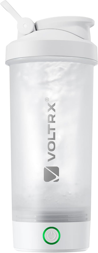 Protein Shaker Bottle, Merger USB C Rechargeable Electric Protein Shake Mixer, Shaker Cups for Protein Shakes and Meal Replacement Shakes, BPA Free, 24oz