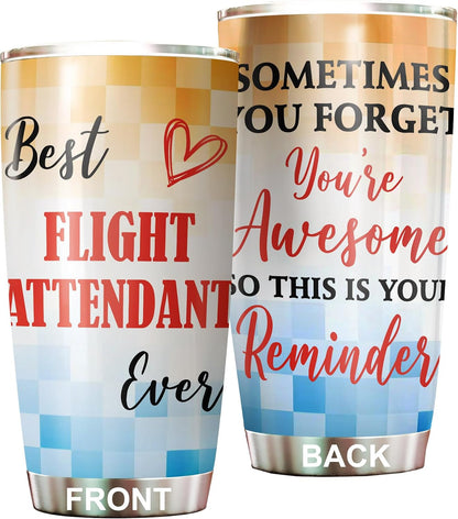 Best Caterer Ever Tumbler Stainless Steel 20oz, Office Gifts Women Men Work Friends Coworker, Driking Coffee Cup For Birthday Christmas - Colors S