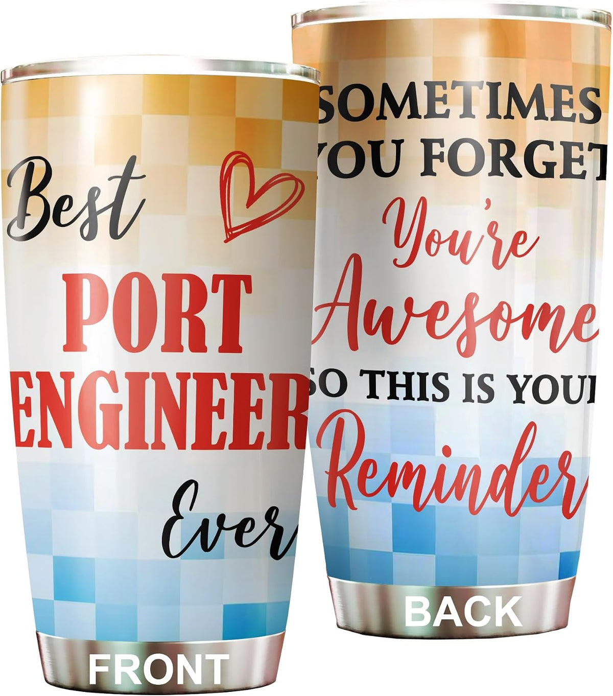 Best Caterer Ever Tumbler Stainless Steel 20oz, Office Gifts Women Men Work Friends Coworker, Driking Coffee Cup For Birthday Christmas - Colors S