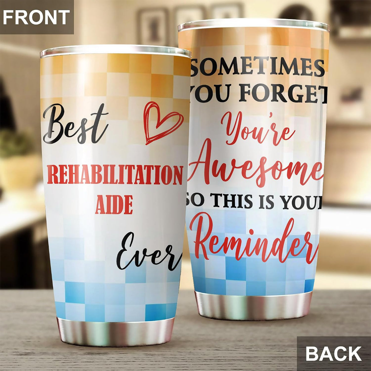 Best Caterer Ever Tumbler Stainless Steel 20oz, Office Gifts Women Men Work Friends Coworker, Driking Coffee Cup For Birthday Christmas - Colors S
