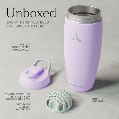 Pursuit Insulated Steel Shaker Bottle 18oz, Midnight Blue
