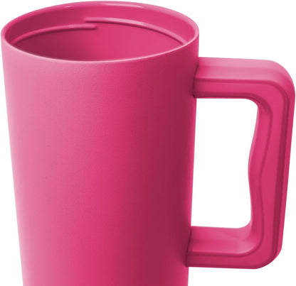 40oz Leak-Proof Ceramic Lined Tumbler with Handle | Skiing | Trek Signature Insulated Water Bottle with Straw Lid | Cupholder Friendly Tumbler with Silicone Base | Downhill Skiing
