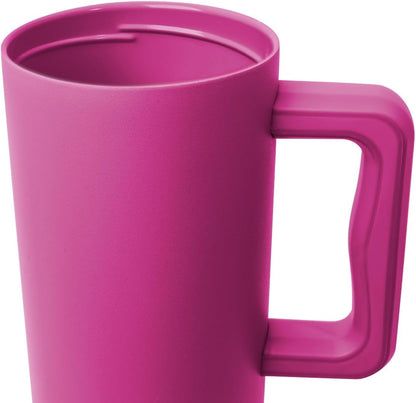 40oz Leak-Proof Ceramic Lined Tumbler with Handle | Skiing | Trek Signature Insulated Water Bottle with Straw Lid | Cupholder Friendly Tumbler with Silicone Base | Downhill Skiing