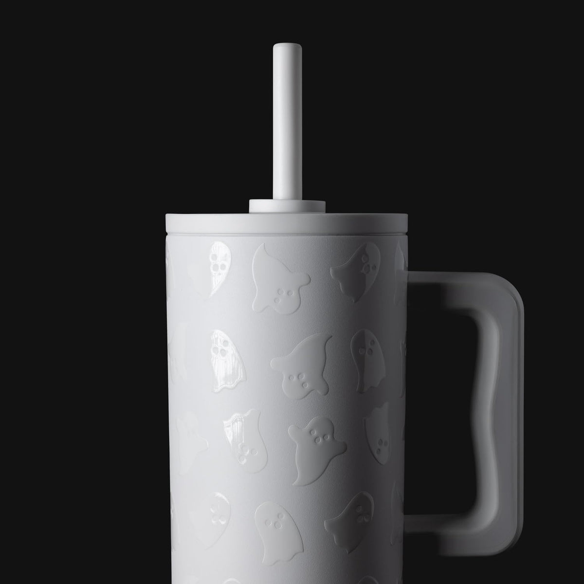 40oz Leak-Proof Ceramic Lined Tumbler with Handle | Skiing | Trek Signature Insulated Water Bottle with Straw Lid | Cupholder Friendly Tumbler with Silicone Base | Downhill Skiing