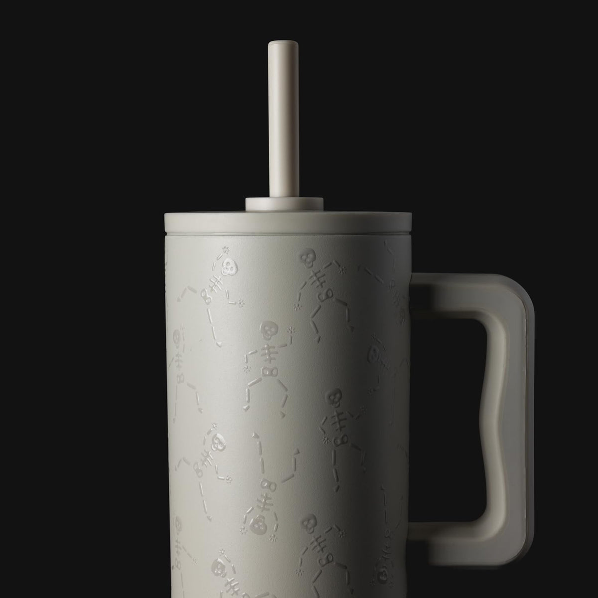 40oz Leak-Proof Ceramic Lined Tumbler with Handle | Skiing | Trek Signature Insulated Water Bottle with Straw Lid | Cupholder Friendly Tumbler with Silicone Base | Downhill Skiing