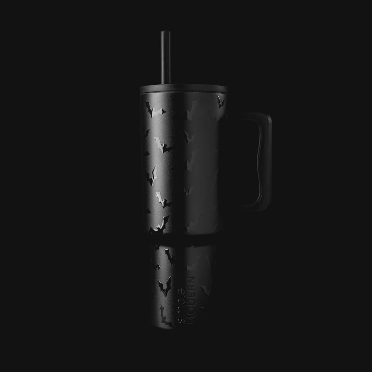 40oz Leak-Proof Ceramic Lined Tumbler with Handle | Skiing | Trek Signature Insulated Water Bottle with Straw Lid | Cupholder Friendly Tumbler with Silicone Base | Downhill Skiing