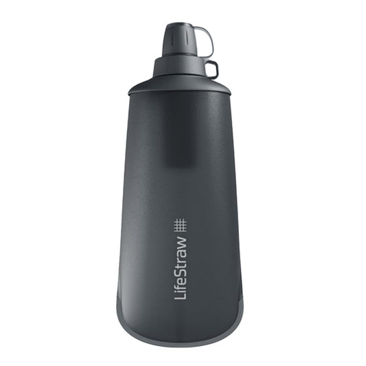 Peak Squeeze Filter Bottle, 650 ml, Dark Mountain Gray