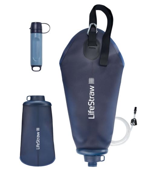 Peak Squeeze Filter Bottle, 650 ml, Dark Mountain Gray