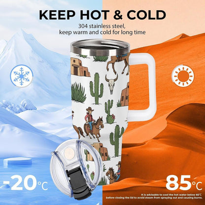 Leakproof Car Cup Vacuum Sealed With Lid For Office Crystal Clear Blue Water Ripple Print Drinkware Light Rose Red-style-5 - Colors G