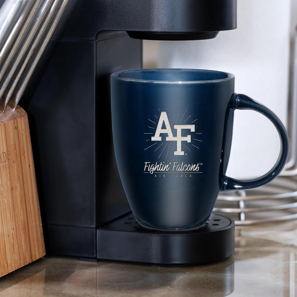 NCAA 18oz Laser Engraved Ceramic Lustre Mug - Coffee-Tea - Colors A