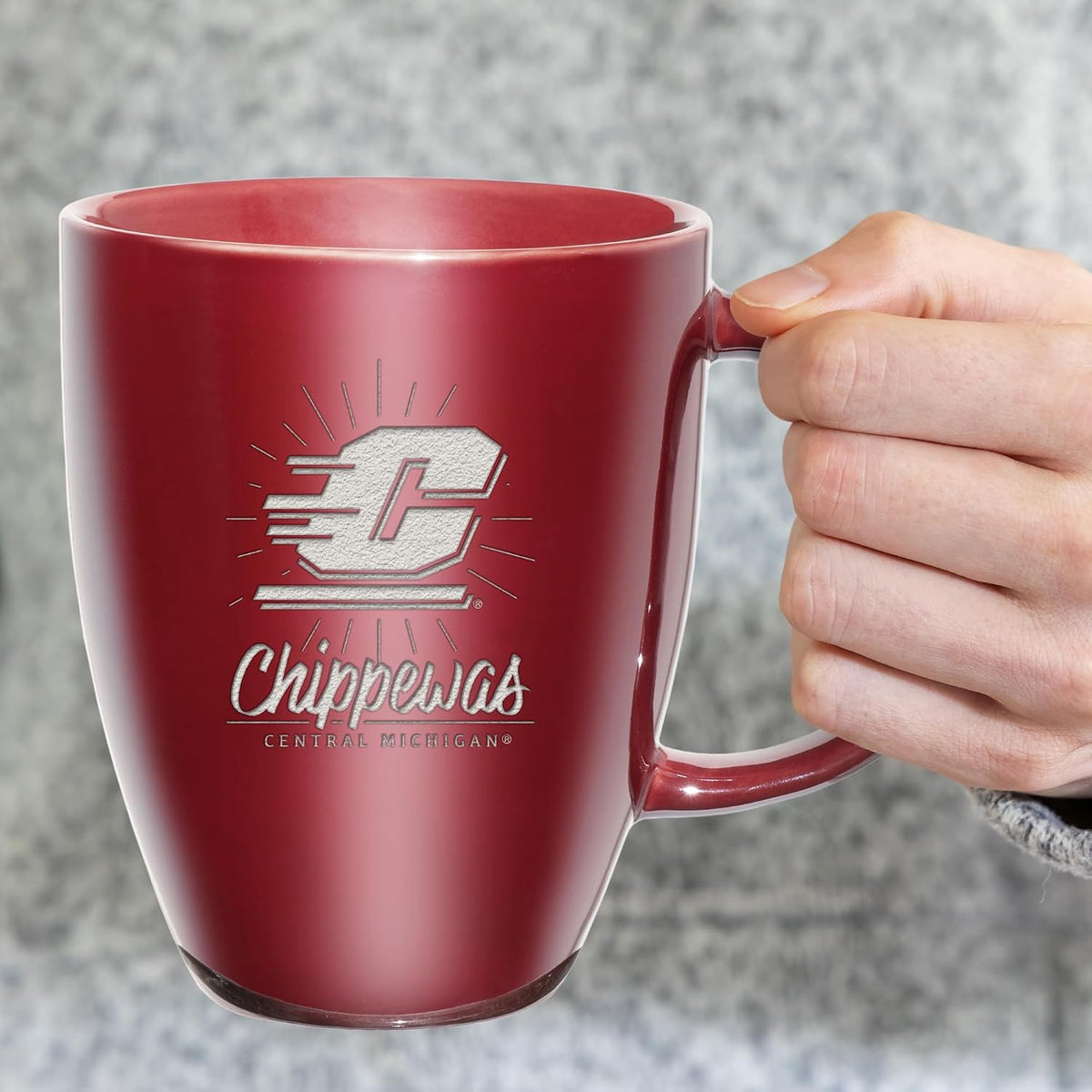 NCAA 18oz Laser Engraved Ceramic Lustre Mug - Coffee-Tea - Colors A