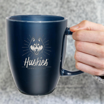 NCAA 18oz Laser Engraved Ceramic Lustre Mug - Coffee-Tea - Colors A