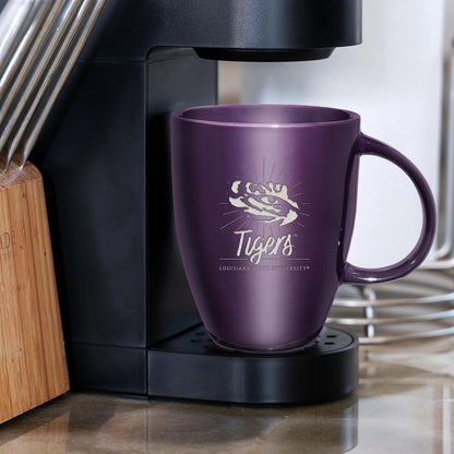 NCAA 18oz Laser Engraved Ceramic Lustre Mug - Coffee-Tea - Colors A