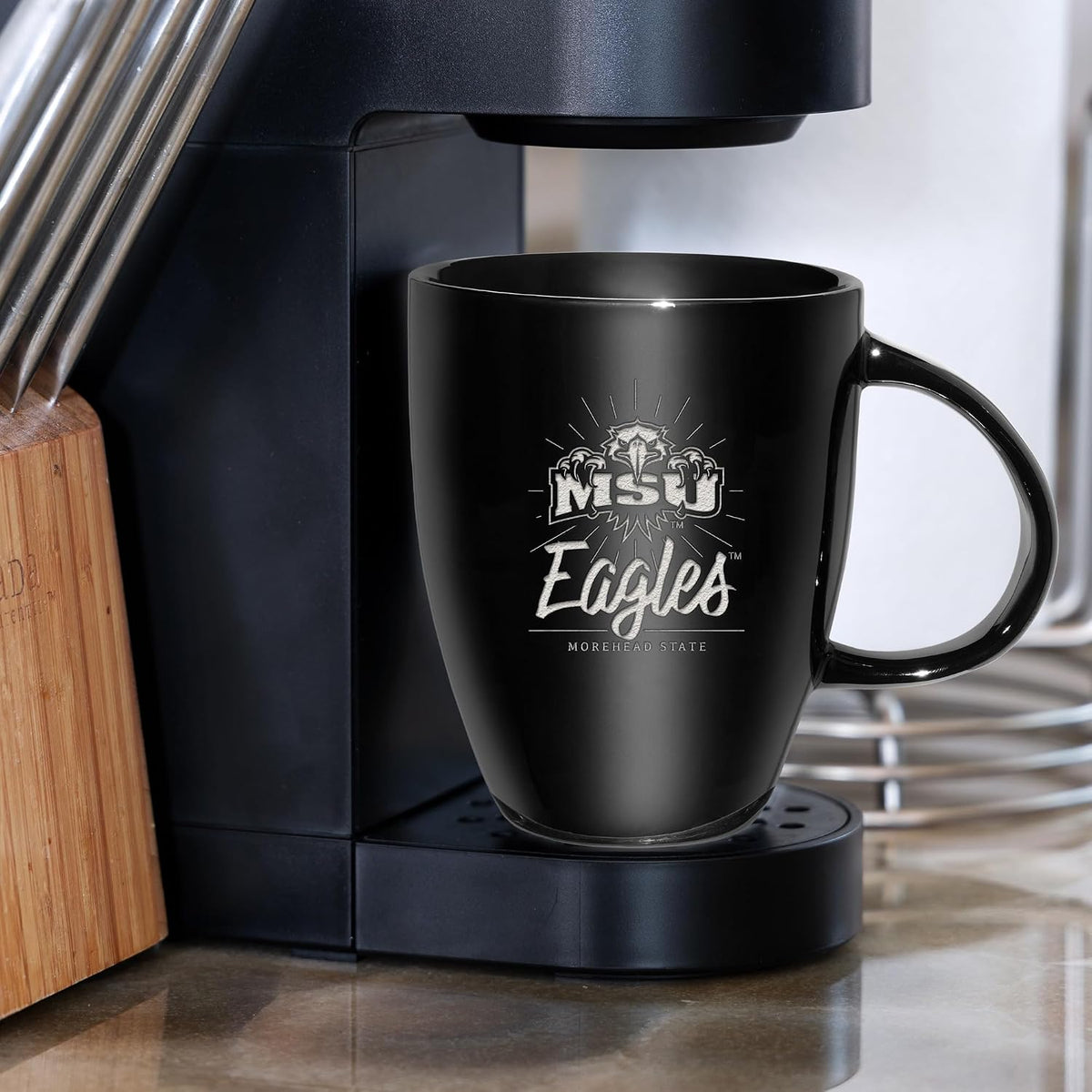 NCAA 18oz Laser Engraved Ceramic Lustre Mug - Coffee-Tea - Colors A
