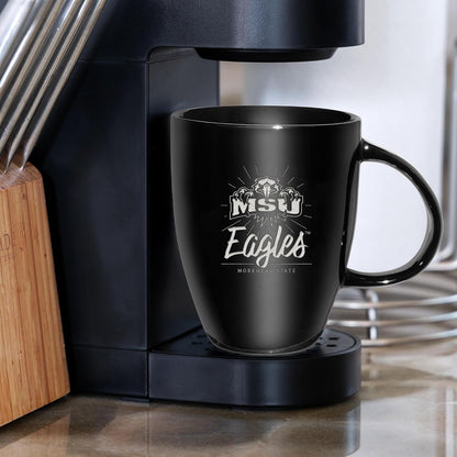 NCAA 18oz Laser Engraved Ceramic Lustre Mug - Coffee-Tea - Colors A