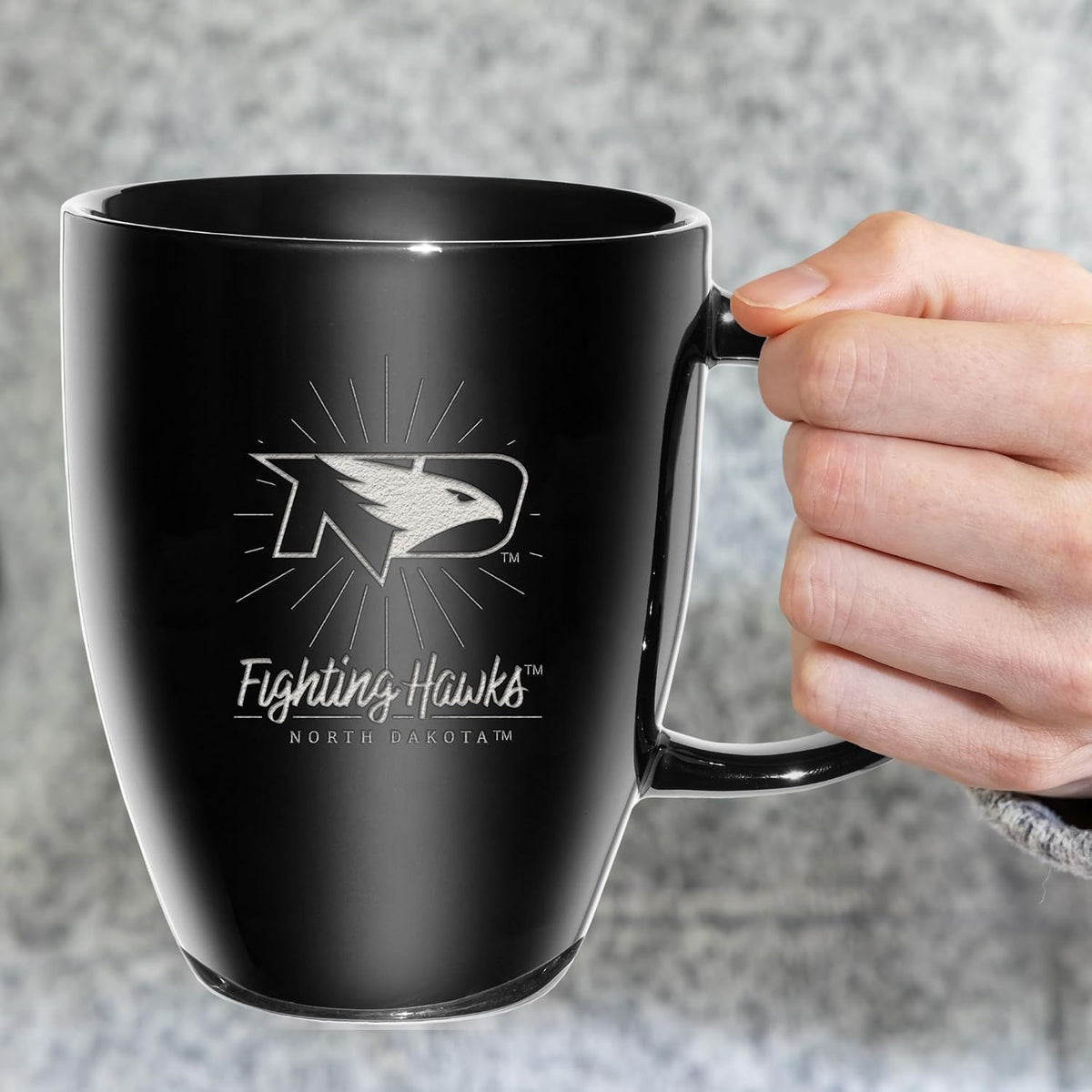NCAA 18oz Laser Engraved Ceramic Lustre Mug - Coffee-Tea - Colors A