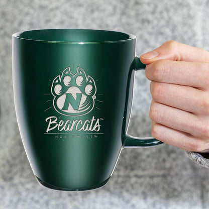 NCAA 18oz Laser Engraved Ceramic Lustre Mug - Coffee-Tea - Colors A