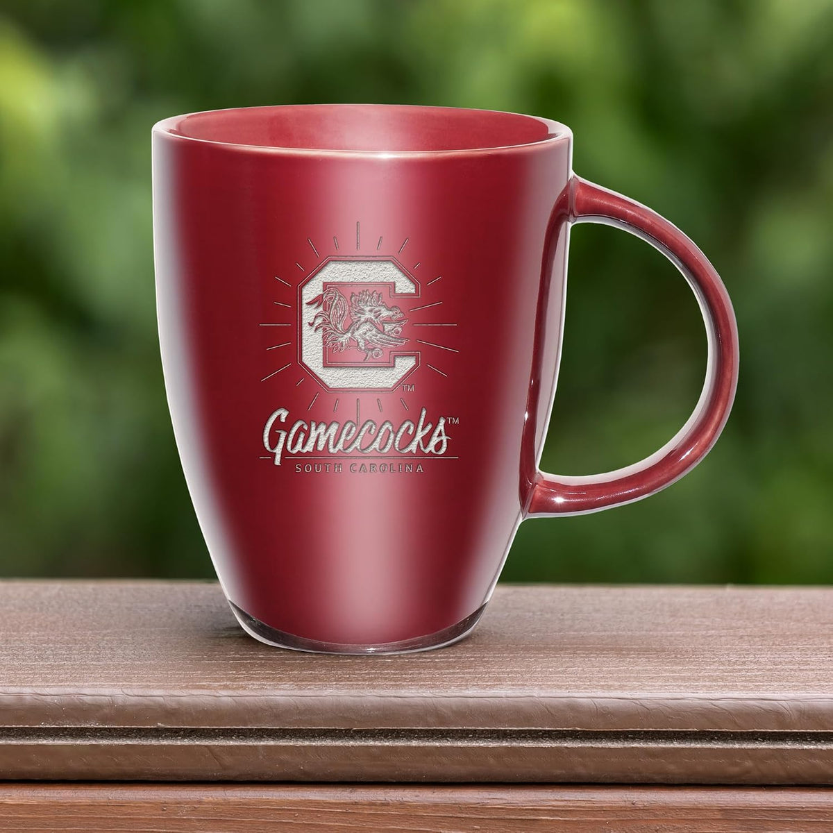 NCAA 18oz Laser Engraved Ceramic Lustre Mug - Coffee-Tea - Colors A