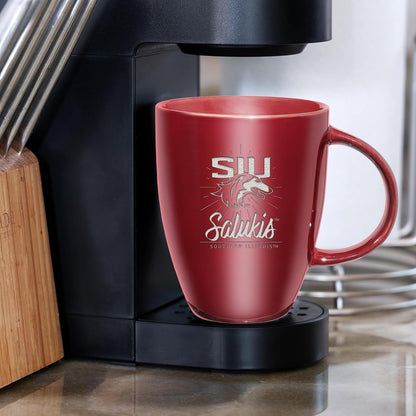 NCAA 18oz Laser Engraved Ceramic Lustre Mug - Coffee-Tea - Colors A