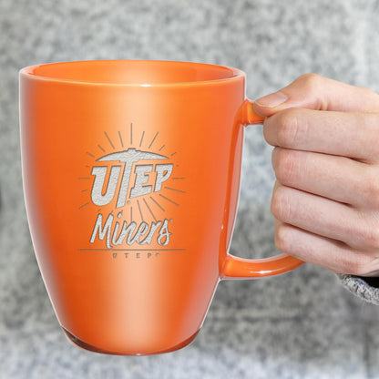 NCAA 18oz Laser Engraved Ceramic Lustre Mug - Coffee-Tea - Colors A