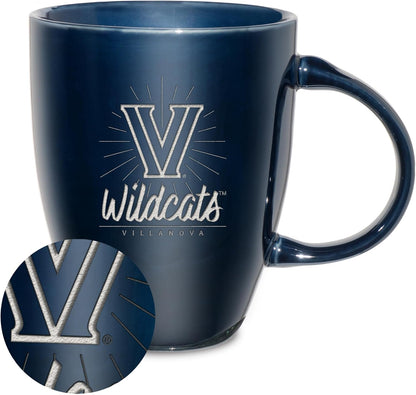 NCAA 18oz Laser Engraved Ceramic Lustre Mug - Coffee-Tea - Colors A
