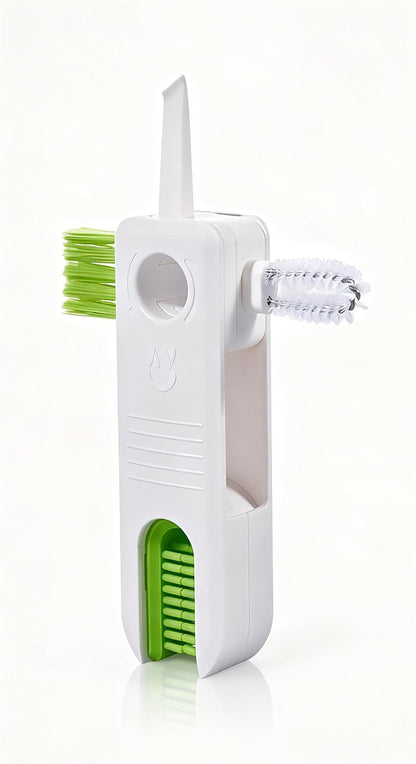 4‑in‑1 Cup Lid Cleaning Brush, Gap & Seal Ring Scrubber.