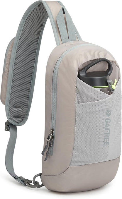 Sling Bag RFID Blocking Lightweight Crossbody Backpack Chest Shoulder Bag for Travel Sports Running