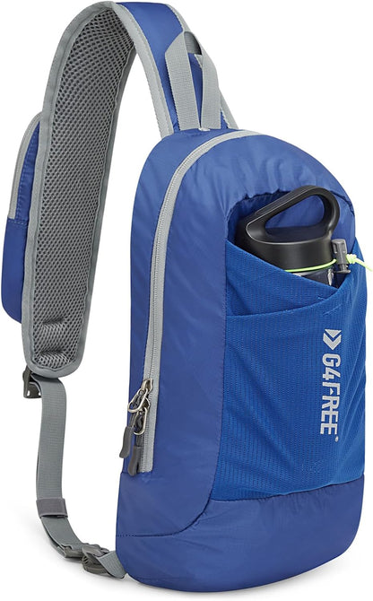 Sling Bag RFID Blocking Lightweight Crossbody Backpack Chest Shoulder Bag for Travel Sports Running