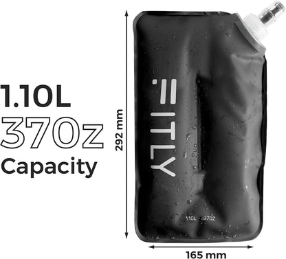 Soft Flask Running Water Bottle - Collapsible Hydration Flask
