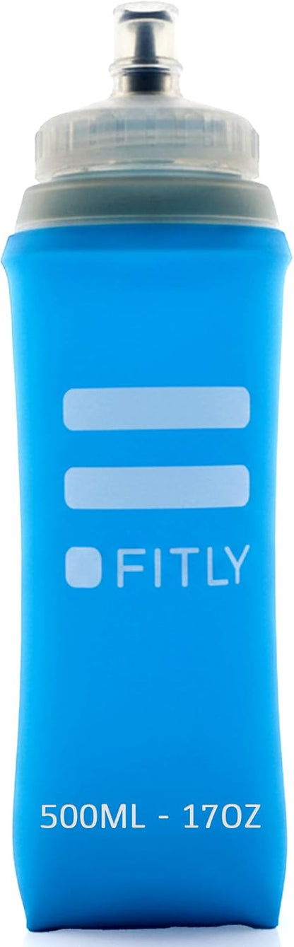 Soft Flask Running Water Bottle - Collapsible Hydration Flask