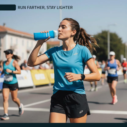 Soft Flask Running Water Bottle - Collapsible Hydration Flask
