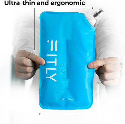 Soft Flask Running Water Bottle - Collapsible Hydration Flask