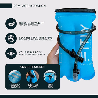 Soft Flask Running Water Bottle - Collapsible Hydration Flask