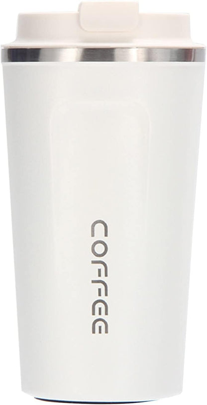 Travel Coffee Mug, 17 oz Thermal Coffee Mug with Spill Leakproof Lid,Double Wall Reusable Vacuum Stainless Steel Insulated Cup for Keep Hot/Ice Drinks,Beer,Tea,Water