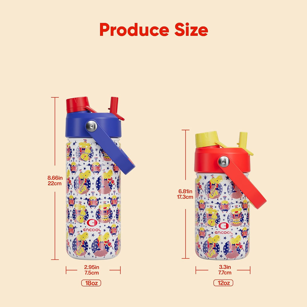 Insulated Water Bottle with Straw Stainless Steel Water Bottle, Leak-Proof, BPA-Free, Double Wall Vacuum Keeps Cold for 24 Hours for Sports, Travel, School (26 oz, Cotton Candy) - Colors A