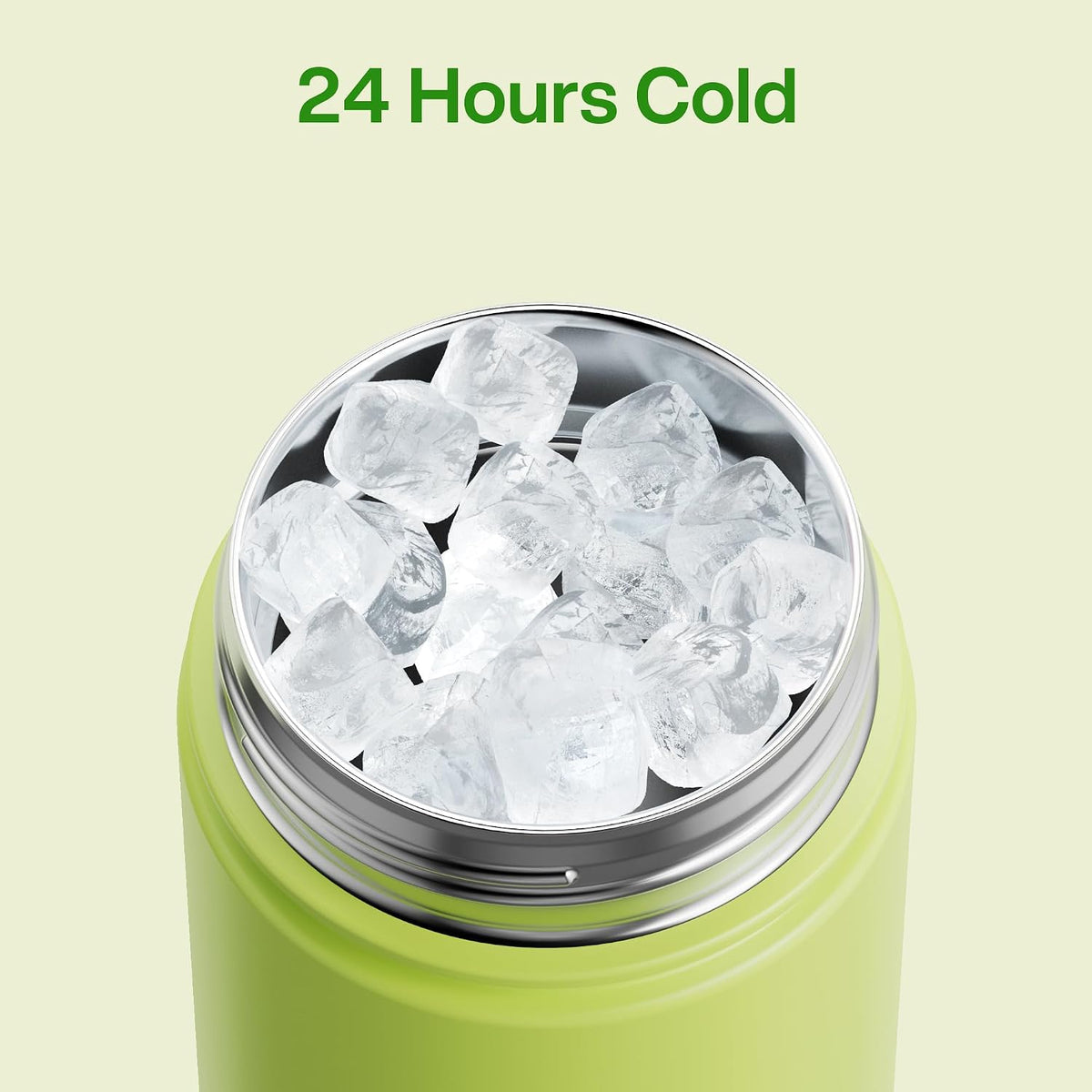 Insulated Water Bottle with Straw Stainless Steel Water Bottle, Leak-Proof, BPA-Free, Double Wall Vacuum Keeps Cold for 24 Hours for Sports, Travel, School (26 oz, Cotton Candy) - Colors A
