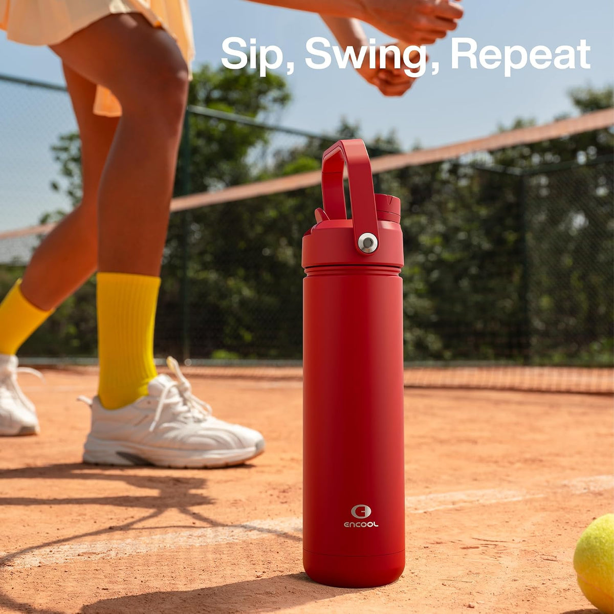 Insulated Water Bottle with Straw Stainless Steel Water Bottle, Leak-Proof, BPA-Free, Double Wall Vacuum Keeps Cold for 24 Hours for Sports, Travel, School (26 oz, Cotton Candy) - Colors A