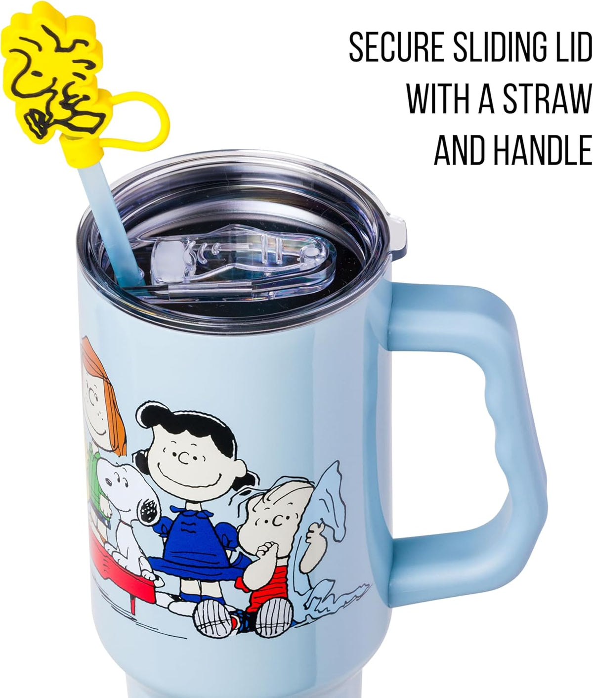 Lilo and Stitch Wink Face, Stainless Steel Tumbler, 40oz | Make Some Waves, Rhinestone, Disney, Double Walled, Includes Handle and Straw, Fits in Cup Holder, 1.18 Liters - Colors A