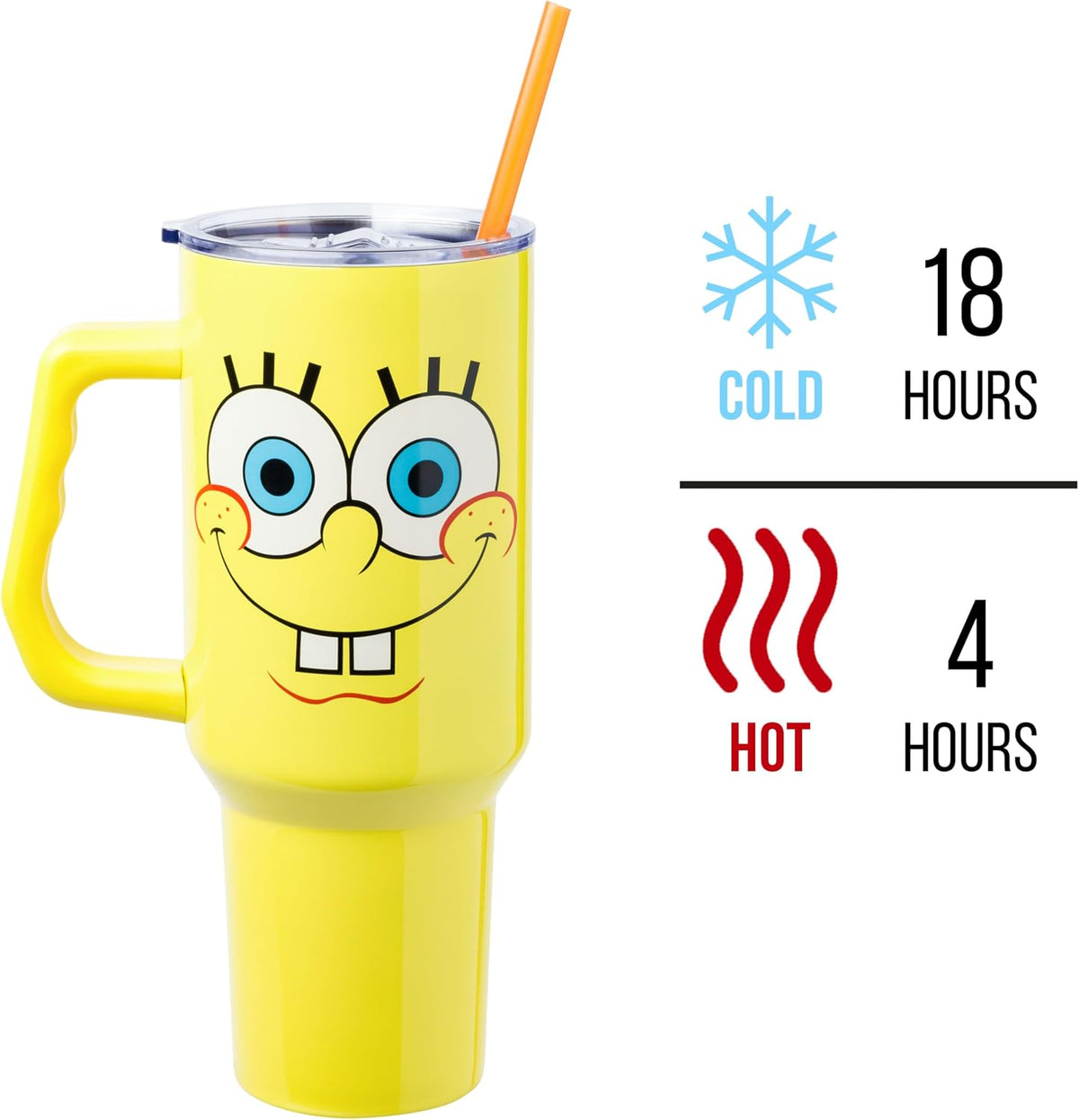 Lilo and Stitch Wink Face, Stainless Steel Tumbler, 40oz | Make Some Waves, Rhinestone, Disney, Double Walled, Includes Handle and Straw, Fits in Cup Holder, 1.18 Liters - Colors A