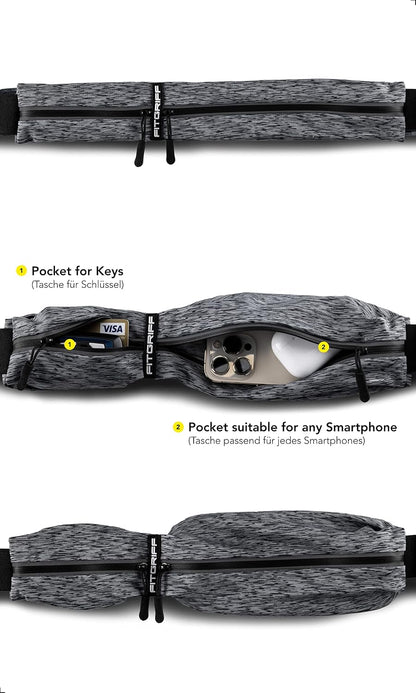 ® Running Belt for Men & Women - Secure Jogging Pouch for Phone, Keys & Essentials - For All Cell Phones
