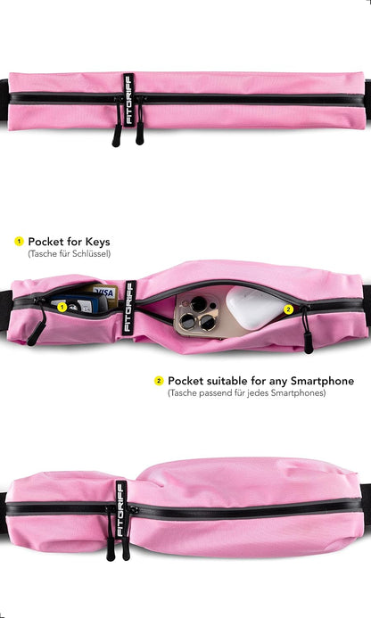 ® Running Belt for Men & Women - Secure Jogging Pouch for Phone, Keys & Essentials - For All Cell Phones
