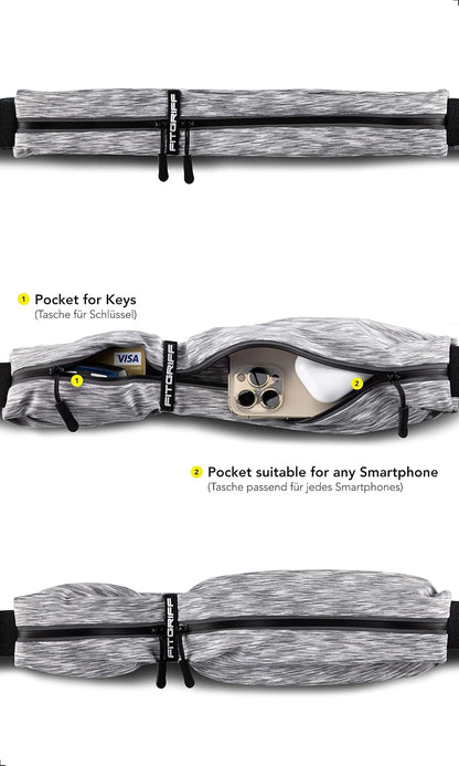 ® Running Belt for Men & Women - Secure Jogging Pouch for Phone, Keys & Essentials - For All Cell Phones