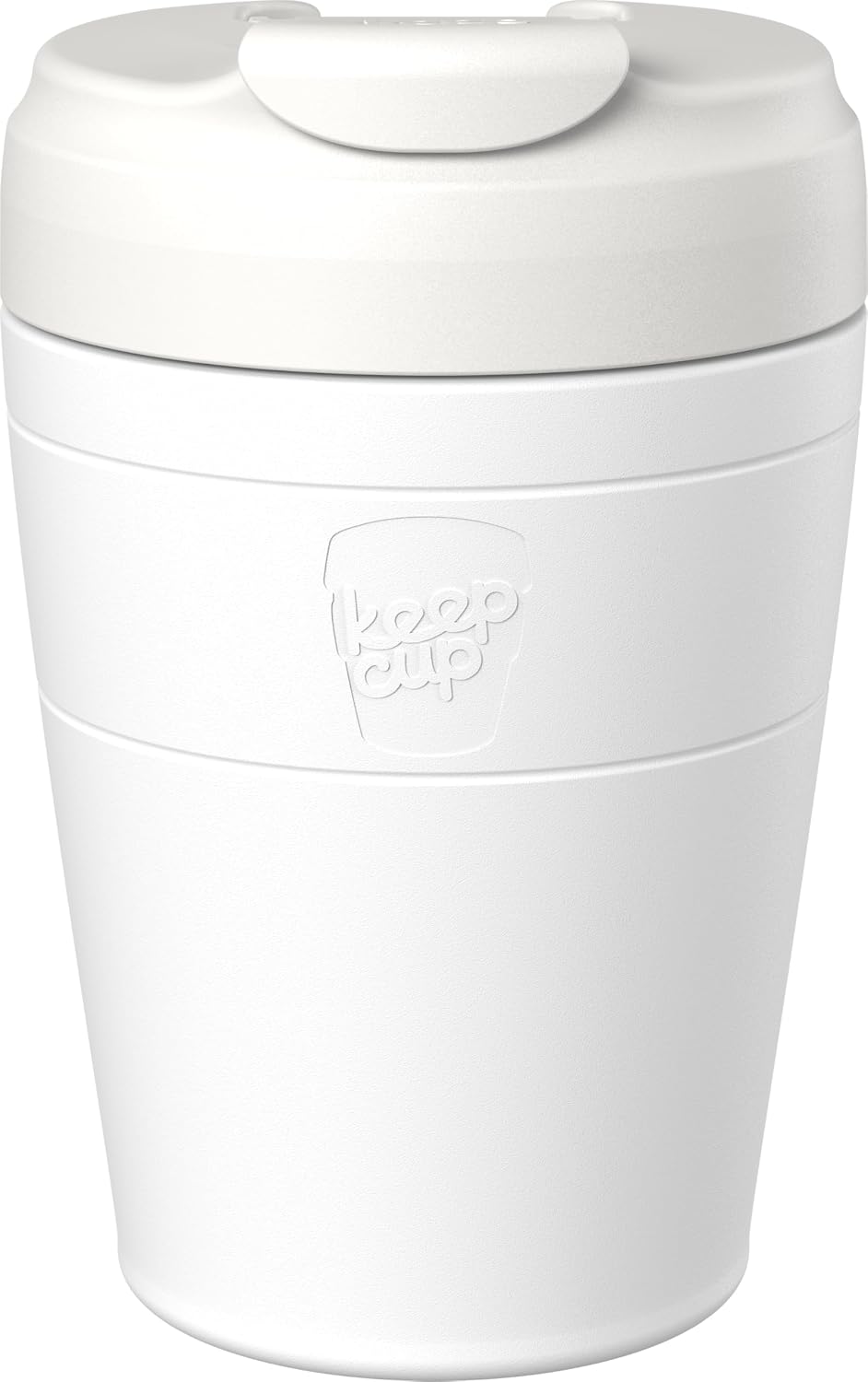 Commuter Travel Mug - Insulated Stainless Steel Reusable Coffee Cup with Spillproof Flip Lid - 16oz/454ml - Electric Blue
