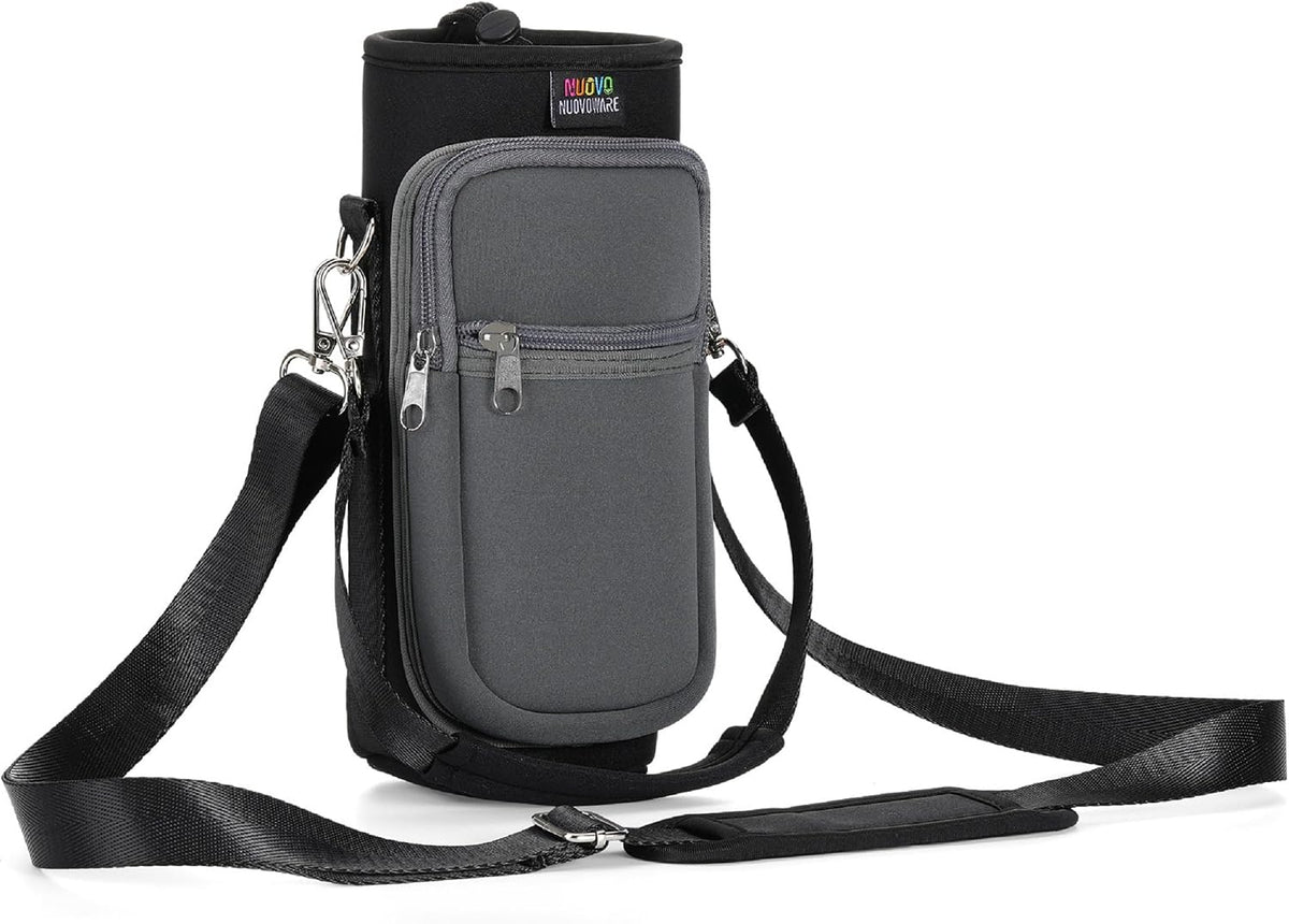 Magnetic Gym Bag, 40oz, Water Bottle Carrier Holder, Black - Colors B